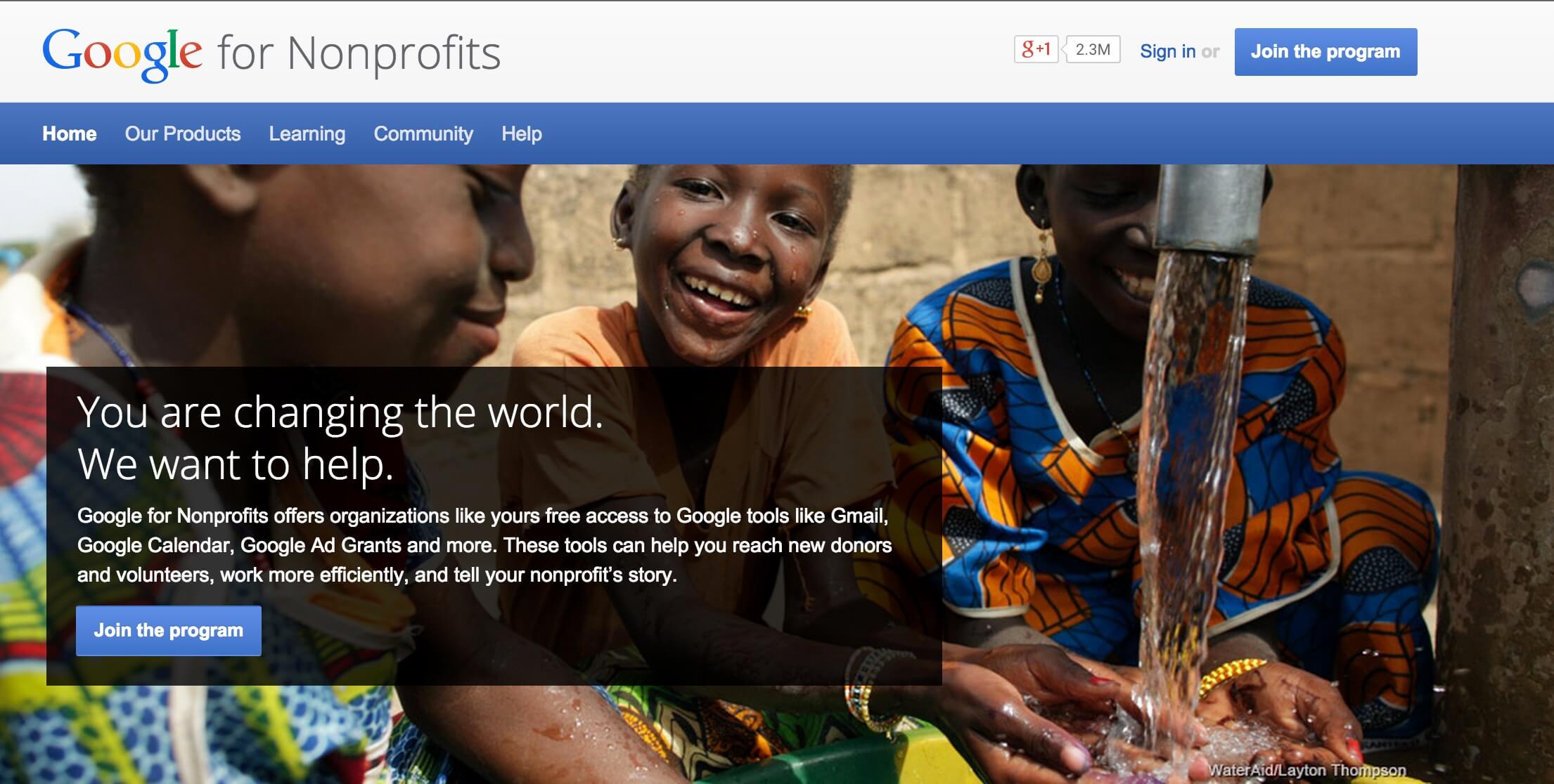Google for NonProfits